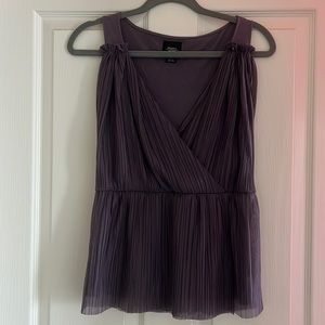 Anthropologie Deletta Purple Sleeveless Blouse